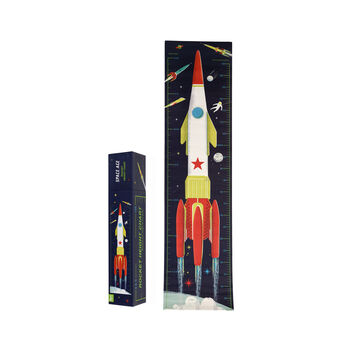 Space Age Children's Height Chart With Stickers, 6 of 6
