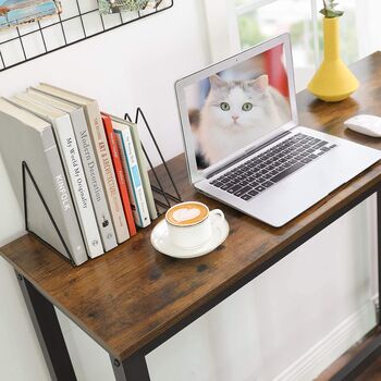 Narrow Industrial Bar Table With Sturdy Metal Frame, 3 of 5