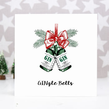 Gingle Bells Christmas Card, 3 of 5