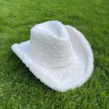 White Fur Cowboy Hat, 5 of 5