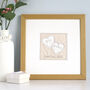 Personalised Embroidered Picture Gift For Wedding Or Anniversary, thumbnail 2 of 12