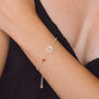 Chakra Birthstone Bracelet Sterling Silver/Gold Plated, thumbnail 5 of 12