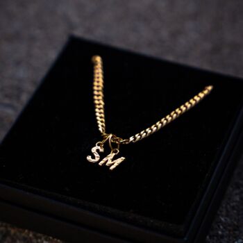 Vintage Initial Gold Plated Letter Necklace, 2 of 11