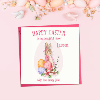 Peter Rabbit Niece Or Nephew Easter Card, 2 of 4
