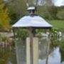 Silver Stainless Steel Candle Lantern, thumbnail 6 of 7