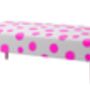 Hand Painted Upholstered Polka Dot Coffee Table Ottoman, thumbnail 11 of 11