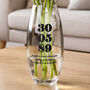 Wedding Anniversary Gifts Personalised Special Date Vase, thumbnail 5 of 6
