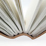 Personalised Distressed Handmade Leather Journal Large, thumbnail 5 of 7