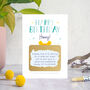 Personalised Birthday Present Scratch Card, thumbnail 2 of 11