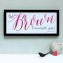 Personalised Wedding Mr And Mrs Framed Print, thumbnail 3 of 6