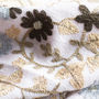 Personalised Virgin Wool Floral Full Embroidery Shawl, thumbnail 9 of 12