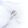 White Gold Proposal Love Knot Ring, thumbnail 2 of 4