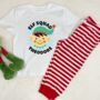 Kids Personalised Elf Squad Christmas Pyjamas, thumbnail 1 of 2