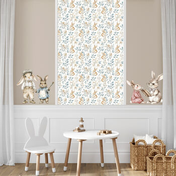 Blue Rabbit Wall Sticker Set, 3 of 3
