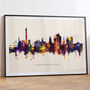 Northampton Skyline Cityscape Art Print, thumbnail 6 of 12