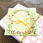 Silver Foiled Christening Card, thumbnail 4 of 5