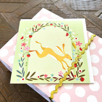 Silver Foiled Christening Card, 4 of 5