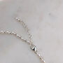 Nina Tiny Pearl And Bead Anklet, thumbnail 3 of 3