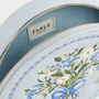 Isabel Floral Bow Blue Embroidered Circle Bag, thumbnail 7 of 8