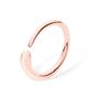 Rose Gold Vermeil Plated Single Drop Ring, thumbnail 1 of 4