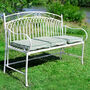 Large Cream Companion Bench Seat With Table, thumbnail 7 of 11