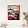 Cairngorms Loch Lee October Scotland Wall Art Print, thumbnail 4 of 6