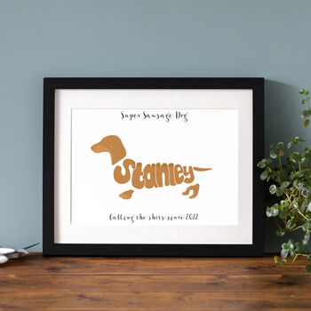 Personalised Dachshund Print, 7 of 12