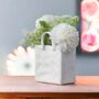 Luxury Mini Handbag Shape White Vase, thumbnail 8 of 8