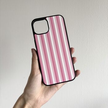 Pink Striped Phone Case, 2 of 2