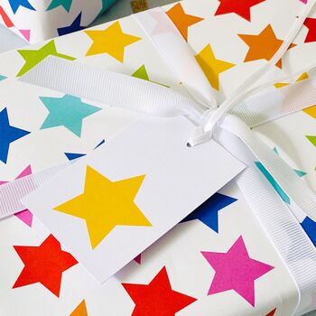 Rainbow Stars Wrapping Paper Set, 2 of 2
