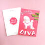 Diva Birthday Card, thumbnail 3 of 6