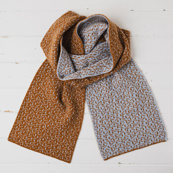 Scatter Lambswool Reversible Scarf, 3 of 12