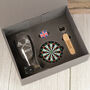 Personalised Darts Pint Glass With Flights Gift Set, thumbnail 2 of 8