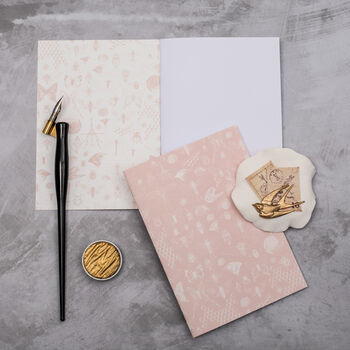Tissue Wrapped Darwin Stationery Set, 4 of 8