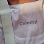 Personalised Organic Cotton Canvas Barrel Gym Bag, thumbnail 4 of 7