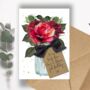 Luxury Personalised Scented Birthday Card For Her Red Rose, thumbnail 4 of 6
