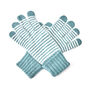 Stripe Angora Knit Gloves, thumbnail 4 of 9