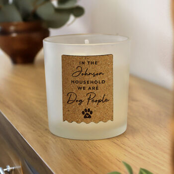 Funny Pet Owner Gifts Personalised Novelty Candle, 3 of 5