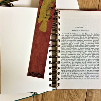 'William The Outlaw' Upcycled Notebook, 4 of 4