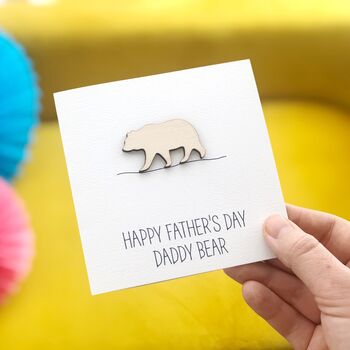 Daddy Bear Father's Day Card By Jayne Tapp Design | notonthehighstreet.com