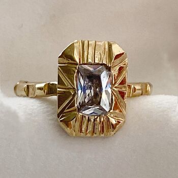 Midas Emerald Cut 1ct Diamond Solitaire Ring, 7 of 9