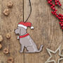 Cockapoo / Labradoodle Dog Christmas Decoration Personalisation Available, thumbnail 4 of 5