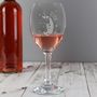 Personalised Wine Glass, Unicorn, thumbnail 3 of 3