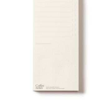 Coffee Notes Recycled Coffee Cup Paper Organiser Pads And Planners, 9 of 9
