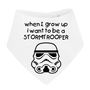 When I Grow Up…Stormtrooper Baby Bib, thumbnail 2 of 2