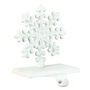 White Snowflake Christmas Stocking Holder, thumbnail 2 of 6