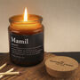 Brown Jar Candle • “Mamil” • Scented Jar Candle • Gift For Him • Special Gift • Novelty Candle • Humor Candle, thumbnail 1 of 3