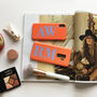 Personalised Terracotta Orange And Blue Phone Case, thumbnail 7 of 8