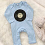 'Totally Awesome Records' Personalised Baby Rompersuit, thumbnail 7 of 8