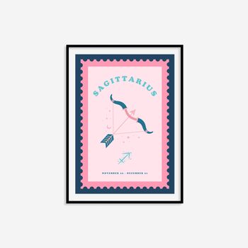 Children's Sagittarius Zodiac Print, 2 of 8